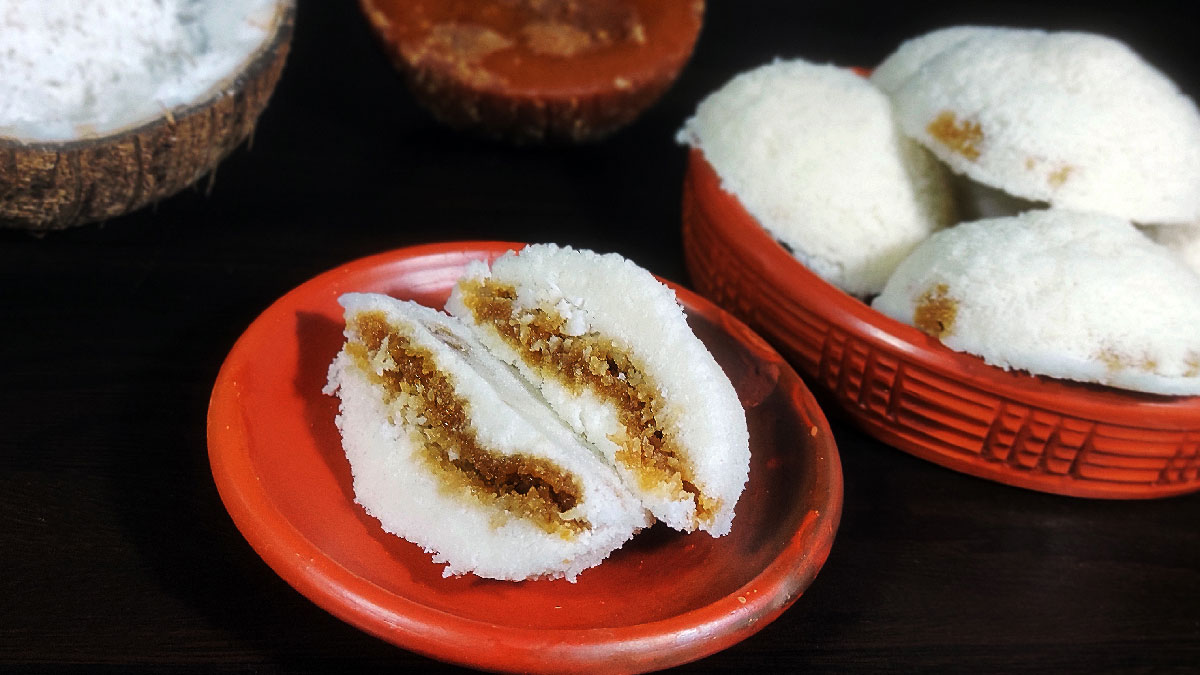 If you want to eat something spicy in winter, make rice pitha at home