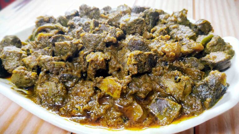 Beef Liver Curry | Kolija Bhuna Recipe - Cookish Creation